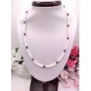 Ruby and Mother of Pearl Necklace